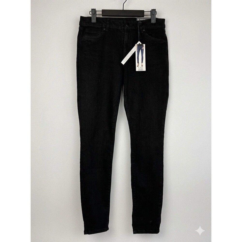 D.jeans High Waist Ankle Black Stretch Women's Size 6 Jeans Modern Fit New with